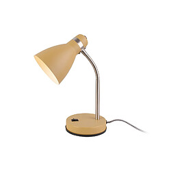 LEITMOTIV Lampe de bureau New Study effet mat - Jaune moutarde