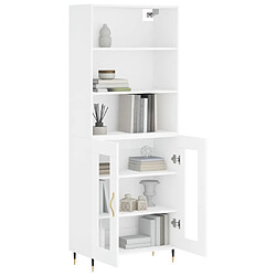 Avis Maison Chic Buffet,Meuble de Rangement,commode pour salon,Cuisine Blanc 69,5x34x180 cm Bois d'ingénierie -MN61679