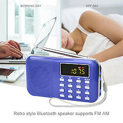 Avis Universal Mini radio FM portable multifonctionnel, affichage numérique, haut-parleur TF, lecteur MP3 USB, recharge