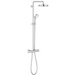 Système de douche Grohe. Thermostat TEMPESTA COSMOPOL Sys 2 m pour montage mural chrome