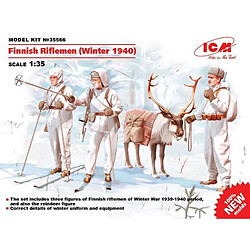 Icm Figurine Mignature Finnish Riflemen (winter 1940)