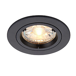 Saxby Downlight Encastré Rond Noir Mat 70mm Découpe Dimmable