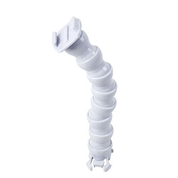 Avis Wewoo Support Holder blanc pour GoPro Hero 4 / 3+ / 3/2/1 Montage sur pince Flex 7 Joint Rotation à 360 ° réglable Cou