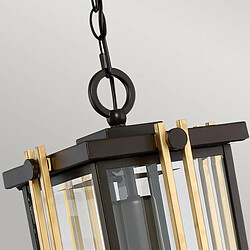 Elstead Lighting 1 lanterne à chaîne moyenne légère - Fini bronze, E27