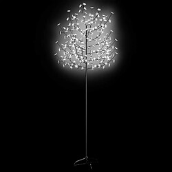 Avis vidaXL Sapin de Noël 220 LED blanc froid Cerisier en fleurs 220 cm