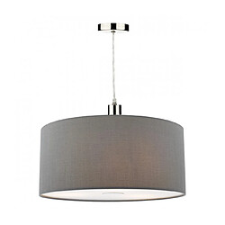 Luminaire Center Plafonnier Ronda Gris 1 ampoule 18cm pas cher