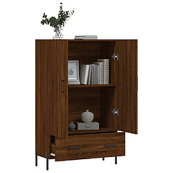 Acheter Maison Chic Buffet,Meuble de Rangement,commode pour salon,Cuisine chêne marron 69,5x31x115 cm bois d'ingénierie -MN70898