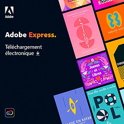 Adobe Systems Adobe Express - Abonnement 1 an - 1 utilisateur - A télécharger