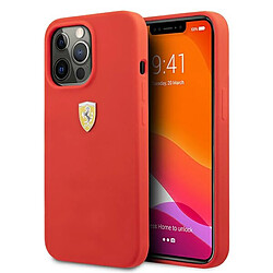 ferrari silicone coque dur iphone 13 pro max rouge cover 