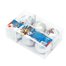 Pack de 6 boules de sapin diamètre 8cm. par Paw Patrol Nickelodeon ARDITEX PW14025