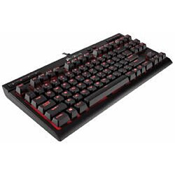 Corsair K63 USB QWERTY Anglais britannique Noir (K63 Compact Red Led MXRed)