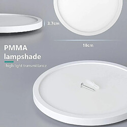 Universal Luminaire Lustre LED 24W 2160lm Facile à installer Plafond Lampe Chambre Moderne Salon pas cher