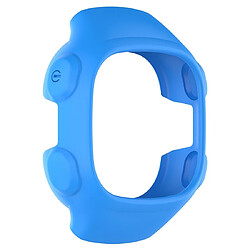 Wewoo Boîtier de montre Étui de protection en silicone Smart Watch pour Garmin Forerunner 10/15 Bleu