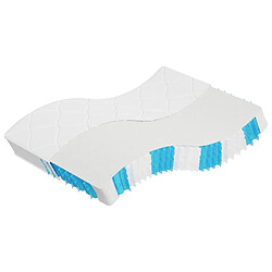 Maison Chic Matelas à ressorts ensachés moyen plus, Matelas doux 140x200 cm -GKD23488