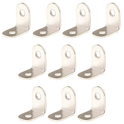 10pcs attaches d'angle en acier epaissi angle droit 25x25x16mm