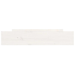 Avis vidaXL Tiroirs de lit 2 pcs blanc Bois de pin massif