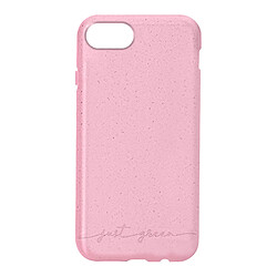 Coque iPhone 6, 6S, 7, 8, SE 2020, SE 2022 Recyclable Just Green Rose