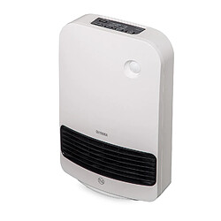 Iris Ohyama Chauffage d'appoint / Radiateur soufflant Blanc mobile avec capteur de mouvement et minuteur, 1500 W Iris Ohyama, Chauffage d'appoint / Radiateur soufflant mobile avec capteur de mouvement et minuteur, 1500 W - Ceramic Fan Heater JCH-15TD4 - L26 x l13.5 x H38.5 cm, blanc