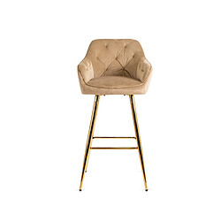 Vivaldi Hocker SALEM Beige/Doré