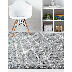 Avis Hadorn Tapis shaggy 185x185 gris Lachen Fence