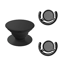 PHONECARE Kit PopSocket + 2 Support - Noir 