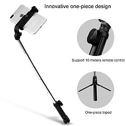 Wewoo Monopode Selfie stick Multifonction Mobile Live Broadcast Bluetooth Trépied photonique avec retardateur (Blanc)