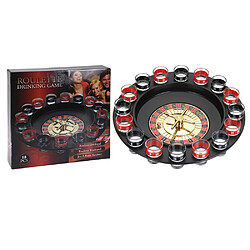 JEU DE ROULETTE À BOIRE CASINO 16 VERRES SHOT 