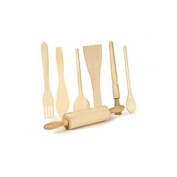 Set de 7 accessoires de cuisine - bois