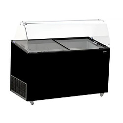 Vitrine à Glace 10 x 5 litres Tenerife Noire - Combisteel 