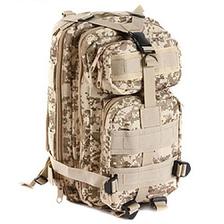 Yonis Sac à dos randonnée Sac à Dos Tactique Militaire Unisexe Randonnée Imperméable Camouflage Beige YONIS