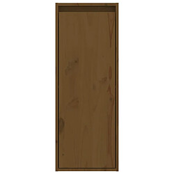 Acheter vidaXL Armoire murale Marron miel 30x30x80 cm Bois de pin massif