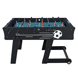 Avis Cougar Table de Babyfoot Scorpion Kick TS noir | Jeu de Football de Table pliable intérieur adulte & enfant | Avec 2 balles & comptoir de points | Avec des barres télescopiques