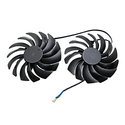 2 Packs Nouvel Ordinateur PC 4-Pin Carte Graphique Fans 4 Lignes 25dBA PLD10010B12HH 0.40A Super Calme pour MSI GTX1080Ti 1060 580