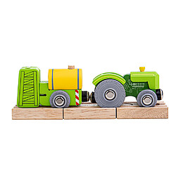 Bigjigs Rail Tracteur et pulvérisateur de cultures