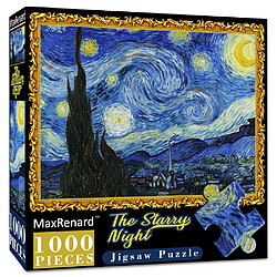 Universal Puzzle Pieces Van Gogh Nuit étoilée Puzzle de peinture en papier pour les jeux d'adultes