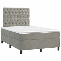 Avis Sommier à lattes,Cadre à lattes de lit pour Adulte matelas et LED Gris clair 120x200 cm -MN33324