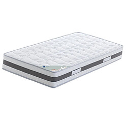 Nuits D'Or Lot de 2 Matelas 90x200 à Mémoire de Forme + Aertch HR 35 Kg/m3 - Epaisseur 21 Cm - Soutien Très Ferme - Extrêmement Durable Deluxememory 2 x 90 200 Mousse AERTECH+ Haute densité 35 Kg/m3 Nouvelle Génération