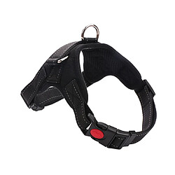 YP Select Sangle de poitrine anti-déflagrante pour chaîne de chien pour chien en laisse - 4 noir L