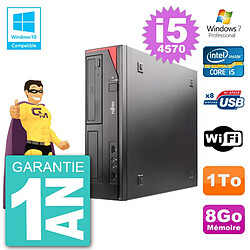 PC Fujitsu Esprimo E520 DT i5-4570 RAM 8Go Disque Dur 1To Graveur DVD Wifi W7 · Occasion 