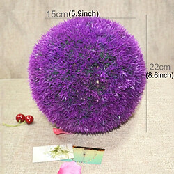 Wewoo Fleurs Artificielles Herbe artificielle plante Ball Topiaire mariage événement décoration extérieure pendaison Ornement, Diamètre: 8,7 pouces