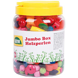 Perles Jumbo Box en bois LENA 32044