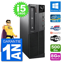 PC Lenovo M91p SFF Intel i5-2400 RAM 8Go Disque Dur 500Go Windows 10 Wifi · Occasion 