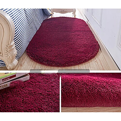 Avis LUUCOZK Tapis à poils longs doux et moelleux pour chambre à coucher et salon - Bleu lac-80x180cm