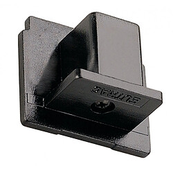 Slv EUTRAC embout pour rail 3 allumages, noir