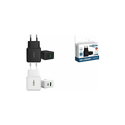 ANSMANN Chargeur USB Home Charger HC218PD, 2x port USB, noir ()