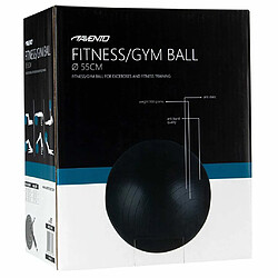 Avis Avento Ballon de fitness/d'exercice Diamètre 55 cm Noir