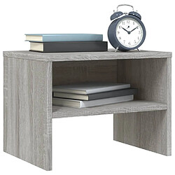 Avis Maison Chic Lot de 2 Tables de chevet,Table de nuit,Table d'appoint pour salon Sonoma gris 40x30x30cm Bois d'ingénierie -MN35874