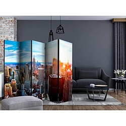 Paris Prix Paravent 5 Volets Sunrise Over Manhattan 172x225cm