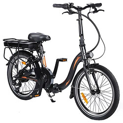 Vélo Électrique FAFREES 20F054 | 250W Moteur 360WH Batterie Freins à Disque - Noir