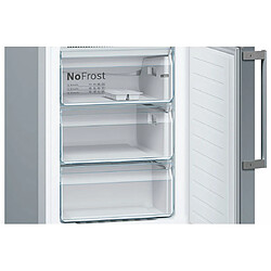 Acheter Réfrigérateur combiné 60cm 368l nofrost inox - kgn397leq - BOSCH